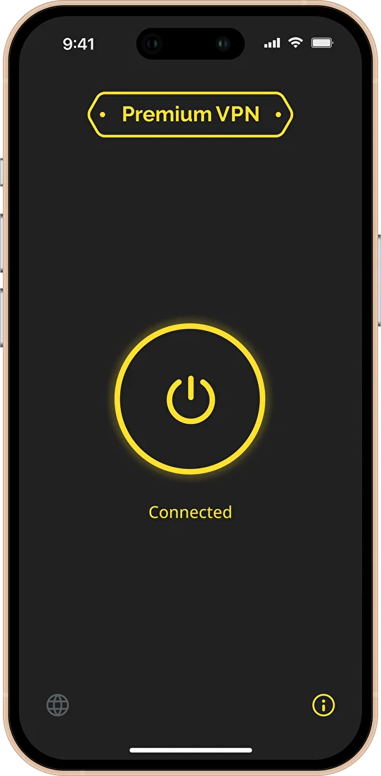 Premium VPN tətbiqi iPhone-da